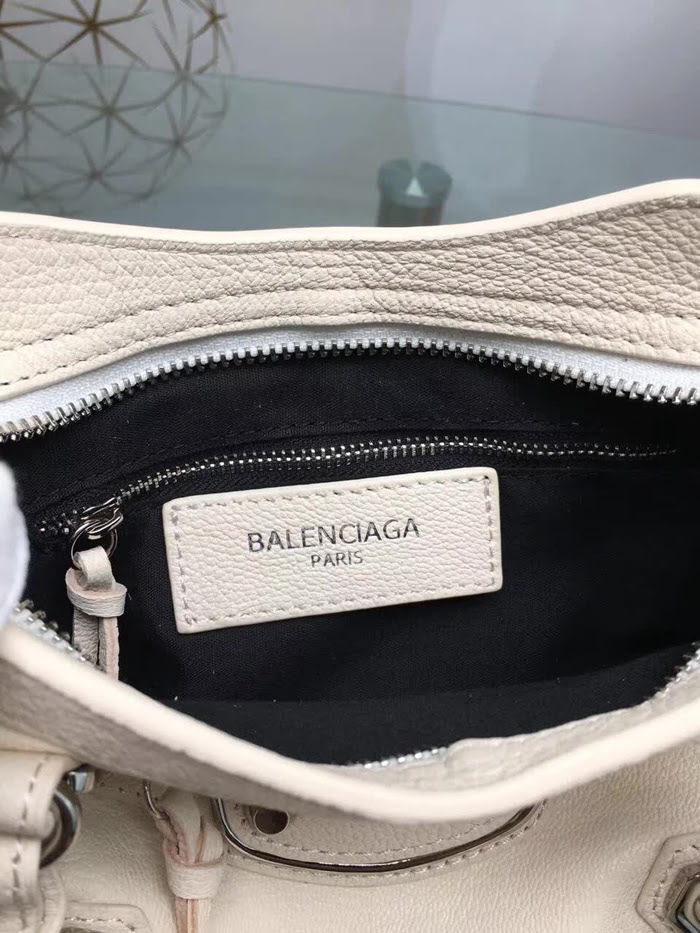 BALENCIAG巴黎世家 機車包 山羊皮銀邊款 原單品質 經典代表作機車包 手提肩背斜挎包  BL1347